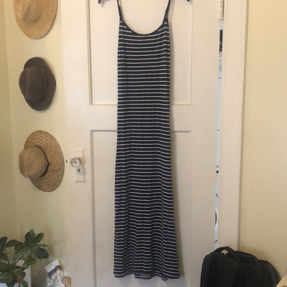 Striped maxi dress